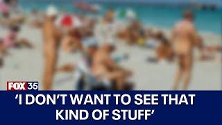 People upset over nudists on Florida beach It was uncomfortable
