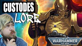 Adeptus Custodes Deep Dive. The ULTIMATE Warriors?  Warhammer 40k Lore