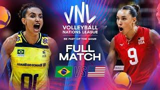 Can anyone stop Gabi?  Brazil vs. USA - VNL 2024  Womens Full Match