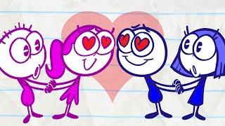 Pencilmates Love Is In THE WAY  Animated Cartoons Characters  Animated Short Films Pencilmation