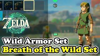 Wild Armor Set Location in Zelda Tears of the Kingdom Breath of the Wild Set
