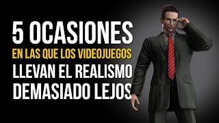 5 OCASIONES en las que los videojuegos llevan el realismo DEMASIADO LEJOS