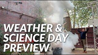 Weather and Science Day Preview - Liquid Nitrogen Explosion First Pitch on 9News