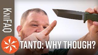 KnifeCenter FAQ #118 What is the Point of Tanto Knives? + Knife Legality More