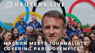 LIVE French President Emmanuel Macron speaks to foreign journalists ahead of Olympic Games