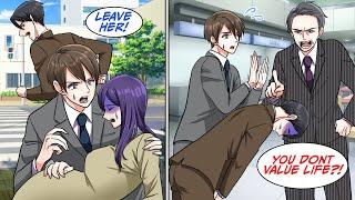 Manga Dub I was heading to a client with my boss when a pregnant woman collapsed RomCom