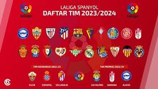 Daftar Klub Liga Spanyol 20232024 - Laliga Spanyol 202324