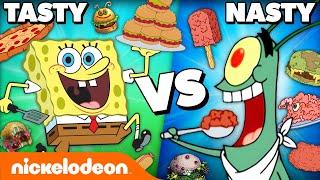Krusty Krab vs. Chum Bucket Whose Food Is Tastier?   SpongeBob  Nickelodeon Cartoon Universe
