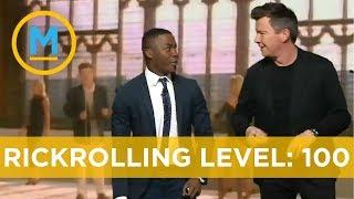 Rick Astley himself ”rick rolls reporter on live TV  Your Morning
