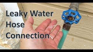 How to Fix A Leaky Hose Connection