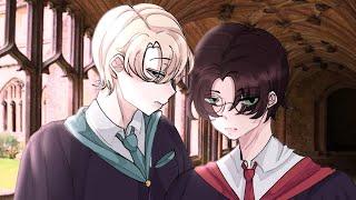 In a relationship with me.  drarry  gacha club + art  short  jealous draco ️