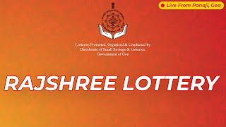 RAJSHREE 250 MONTHLY LOTTERY Dated 1 OCT 2024 06.30 PM  Rajshree Lottery Live Result