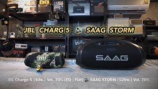 JBL Charge 5 vs SAAG STORM