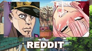 Anime vs Reddit the Rock reaction meme