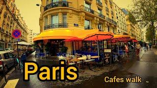 Paris France -  Paris luxury Street & Luxury Cafes Walk 2024