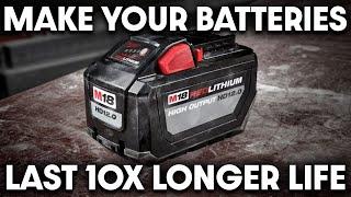 Get The BEST PERFORMANCE From Lithium Ion Batteries & Make Them LAST LONGER