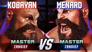 SF6 ▰ KOBAYAN Zangief vs MENARD Zangief ▰ High Level Gameplay