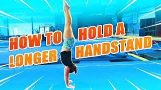 Gymnastics How To Hold A Handstand Longer Rachel Marie