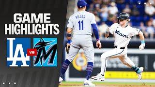 Dodgers vs. Marlins Game Highlights 91724  MLB Highlights