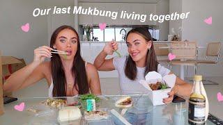 Our Last Mukbung living together Japanese Mukbang & chat  Mescia Twins