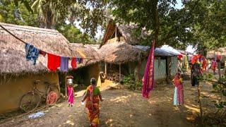 Life Of Poor Slum Dwellers In Indian Village  Natural Life In India Farmer  Rural Life India