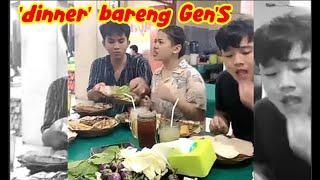 MAKAN BARENG. CIKGU ADIBAL HANGATKAN HUBUNGAN NAKANAK GENS \ZAILAN JARAHM RYAN=LIVI