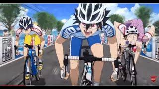 Race to the finish line Imaizumi vs Shinkai vs Midousuji  Yowamishi Pedal