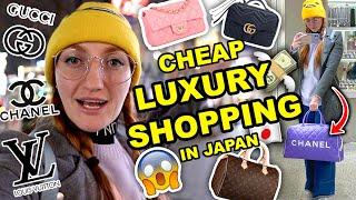 BUYING SECOND HAND LOUIS VUITTON IN JAPAN  CHEAP LUXURY FASHION  CHANEL GUCCI & LOUIS VUITTON