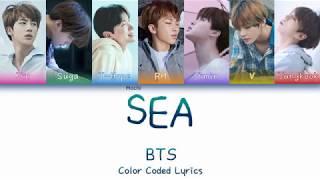 BTS 방탄소년단 - SEA   Color Coded Lyrics  HanRomEng