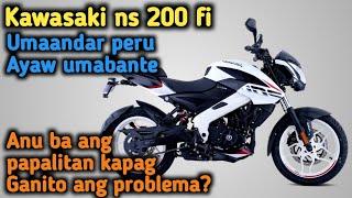 Kawasaki ns 200 Umaandar peru ayaw tumakbo Anu kaya ang problema kapag ganito #rrjtvrandomtutorial