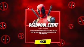 *NEW* DEADPOOL EVENT RIGHT NOW Fortnite Deadpool Skin OUT NOW Fortnite Battle Royale LIVE