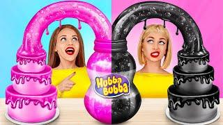 Cooking Challenge  Bubble Gum vs Chocolate Food War by Turbo Team