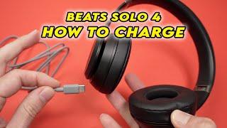 How to Charge Beats Solo 4 Headphones