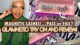 New Glamnetic Review  MAGNETIC LASHES TRY ON AND THOUGHTS