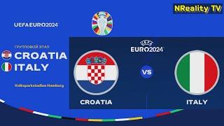 Футбол. Чемпионат Европы-2024. Хорватия - Италия. Групповой этап. EURO 2024. Croatia - Italy.