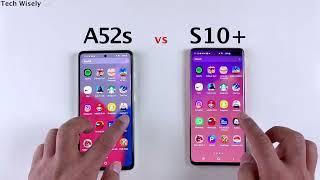 SAMSUNG A52s 5G vs S10+  SPEED TEST