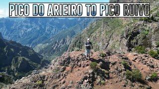 Hiking PR 1 - Pico Do Arieiro to Pico Ruivo  Madeira Portugal