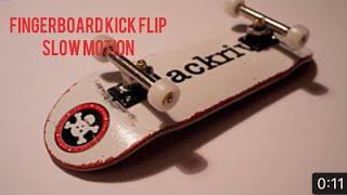 Tech deck kickflip slow motion #teckdeck  #fingerboard #love #photography #techdeck