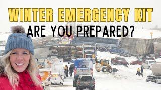 20 ITEMS You NEED in Your WINTER Emergency Car  Truck Kit  My Trunk Tour