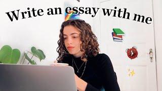 Write An Essay With Me in 4 Hours  Study With Me at University
