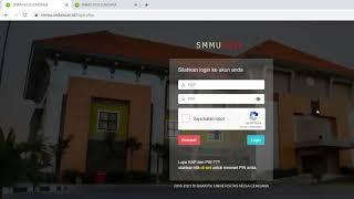 Tutorial SMMU Pengenalan Aplikasi Pendaftaran Mahasiswa Baru Jalur SMMU Tahun 2021 #Part1