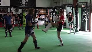 Muay Thai Drills against an Aggressive Opponent