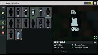 Minecraft cosmetic 10+ Skins skin pack by v6yr WIP Links in Description