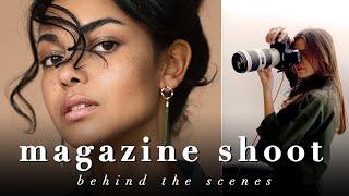 Magazine shoot in studio & behind the scenes  Shot on Canon 5D Mark III