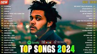 The Weeknd Bruno Mars Maroon 5 Miley Cyrus Ed Sheeran Adele Sia - Best Pop Music 2024