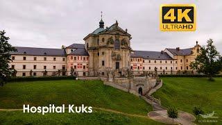 Hospital Kuks dronem Královéhradecký kraj - 4K