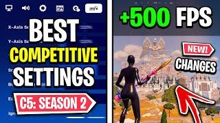 The BEST Competitive Settings in Fortnite Chapter 5 SEASON 2  FPS Tweaks + 0 Input Delay