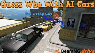 Guess Who With AI Cars In BeamNG.Drive Multiplayer Mod