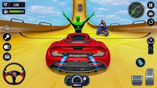 Örümcek Adam İmkansız Araba Oyunu - GT Car Stunt 3D Car Driving  - Android Gameplay