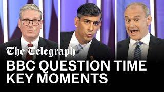 BBC Question Time Leaders Special - Key moments
